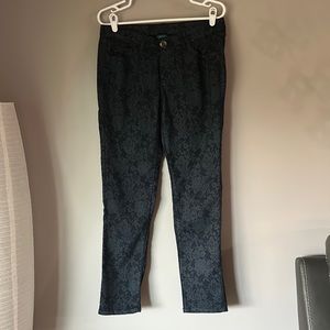 Wrangler Premium Patch Navy Printed Pants